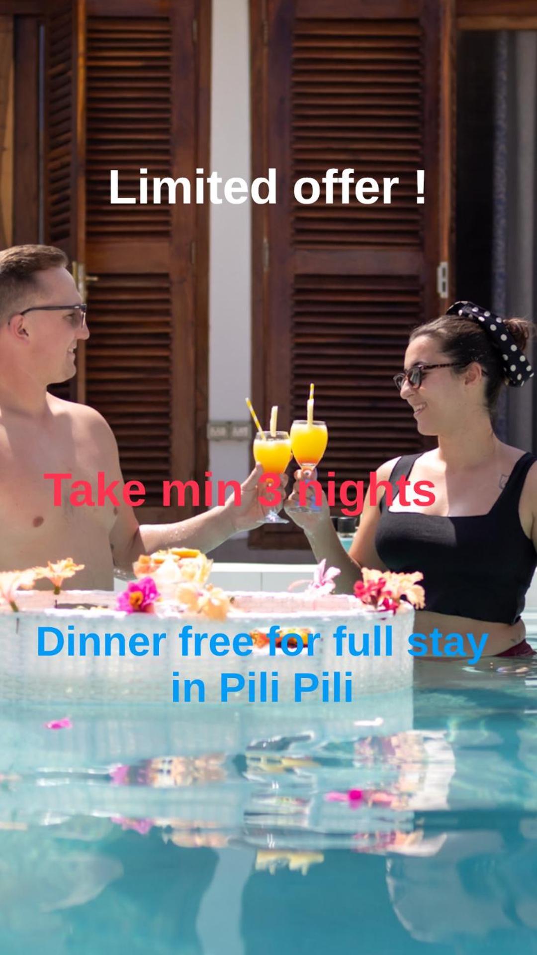 Pili Pili Orient Beach Resort Bwejuu Ngoại thất bức ảnh